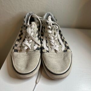 Vans Black and White Checkered Sneakers